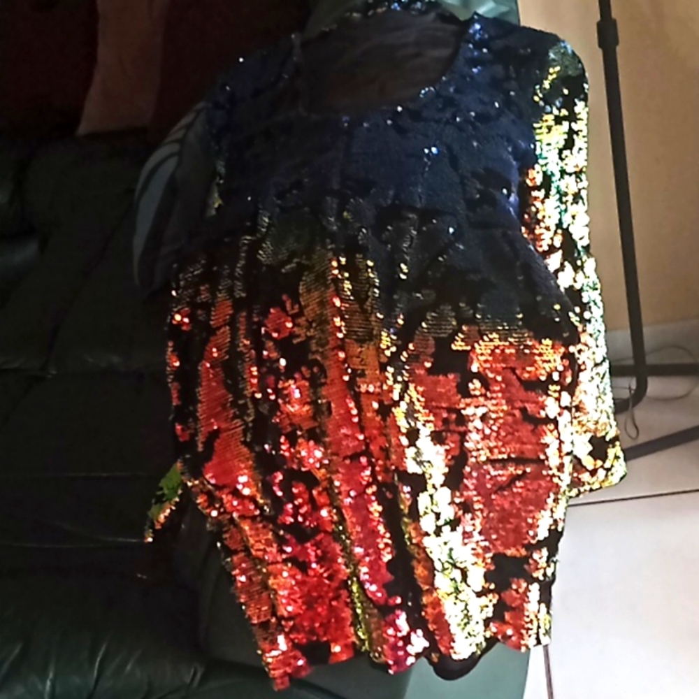 ALEXIA ADMOR XS Sequin Dress. Multicolor. Absolutely Stunning!! - Picture 10 of 13